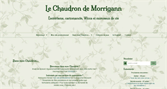Desktop Screenshot of le-chaudron-de-morrigann.com