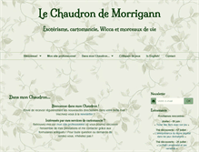 Tablet Screenshot of le-chaudron-de-morrigann.com